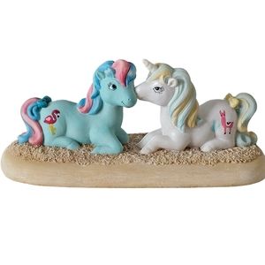 My Little Pony Fair Exclusive Fair Feathers & Llama Pony Statue New!
